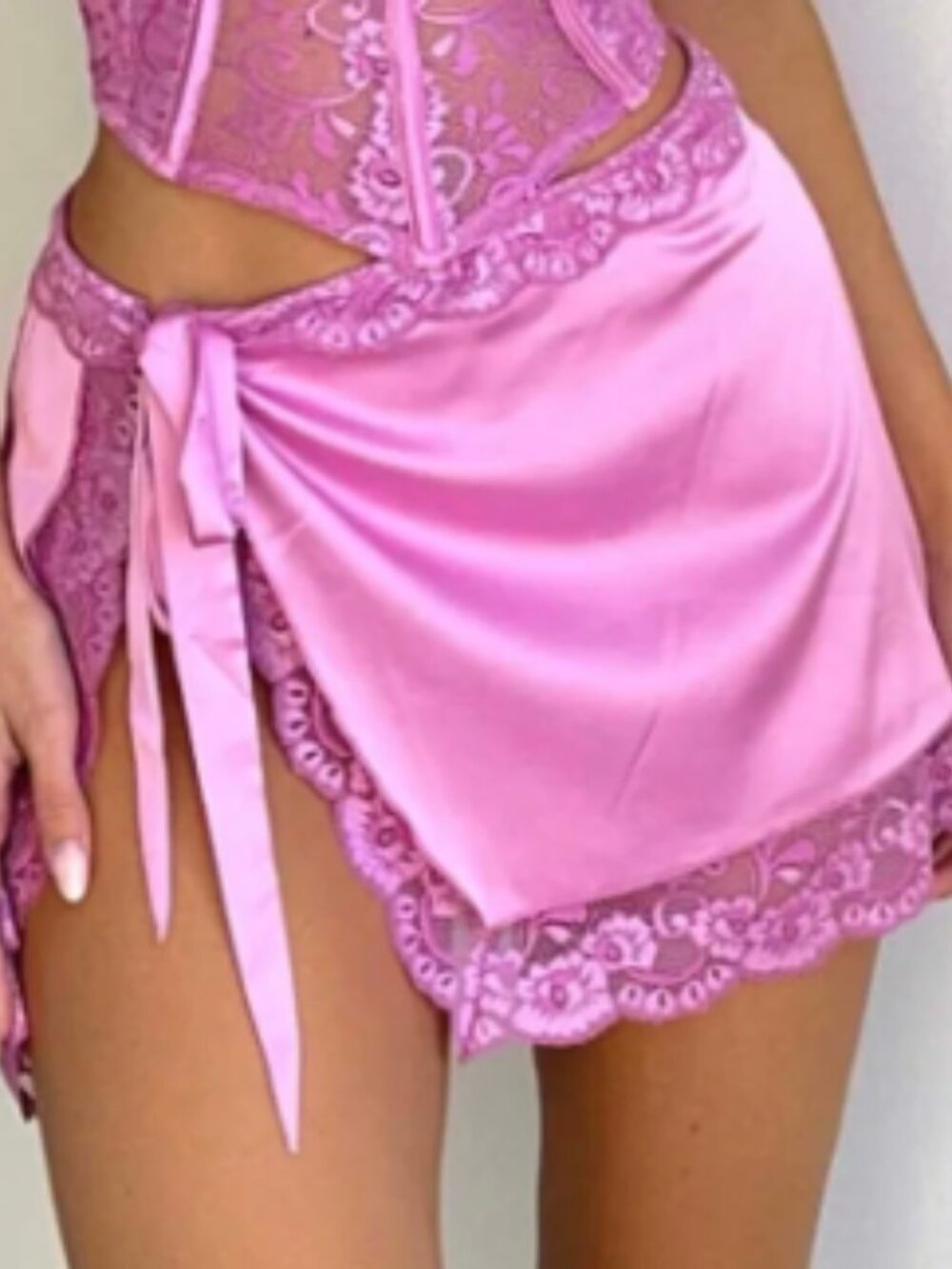 NWT Outcast Hadleigh Mini Skirt in Purple (size M)